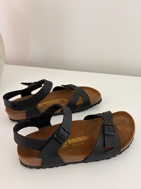 Birkenstock Black Adjustable Strap Sandals size 40